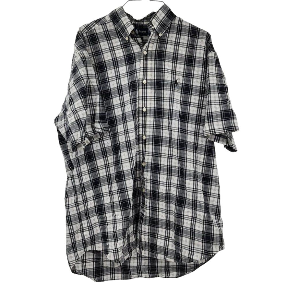 Ralph Lauren Plaid Button Down Shirt - Men's Medium